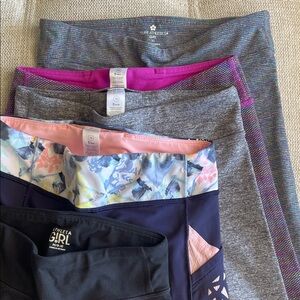 Ivviva + athleta girl (5 pairs) bundle size 10